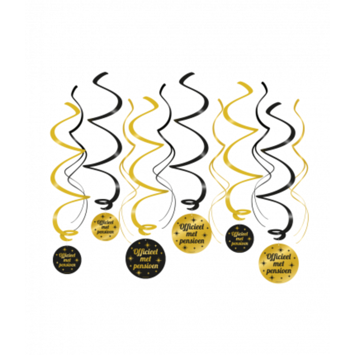 Classy Party Swirl / Met Pensioen  12 Stuks