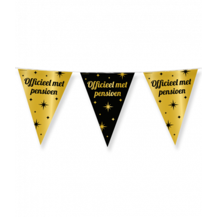 Vlaggenlijn Met Pensioen / Gold & Black