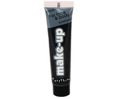 Aquaschmink Tube Zwart / 15ml