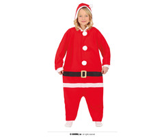 Kerstman Onesie/Pyjama Kinderkostuum