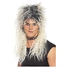 Hard Rocker Pruik / Blond-Zwart