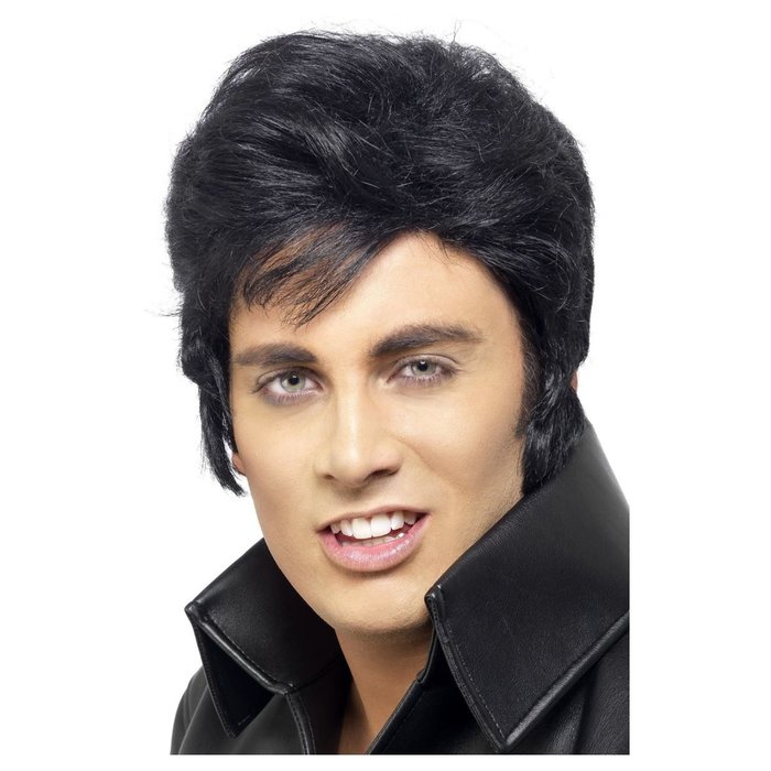 Elvis Presley Singer Pruik / Zwart