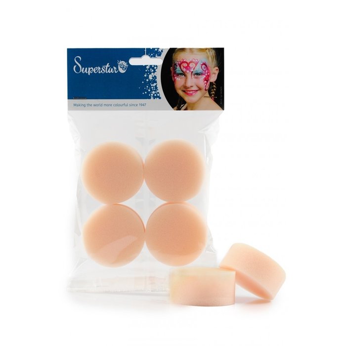 Superstar Sponsjes Roze x4