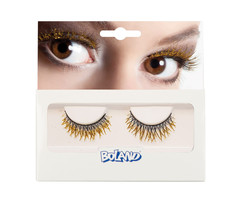 Wimpers Half Lang zwart/ Goud Glitter