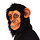 Masker Latex Chimpansee / Aap