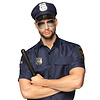 Set Politie Attributen / Bril + Badge, Pet