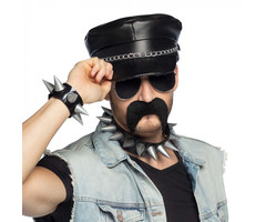 Set Rocker - Pet, bril, ketting, armband