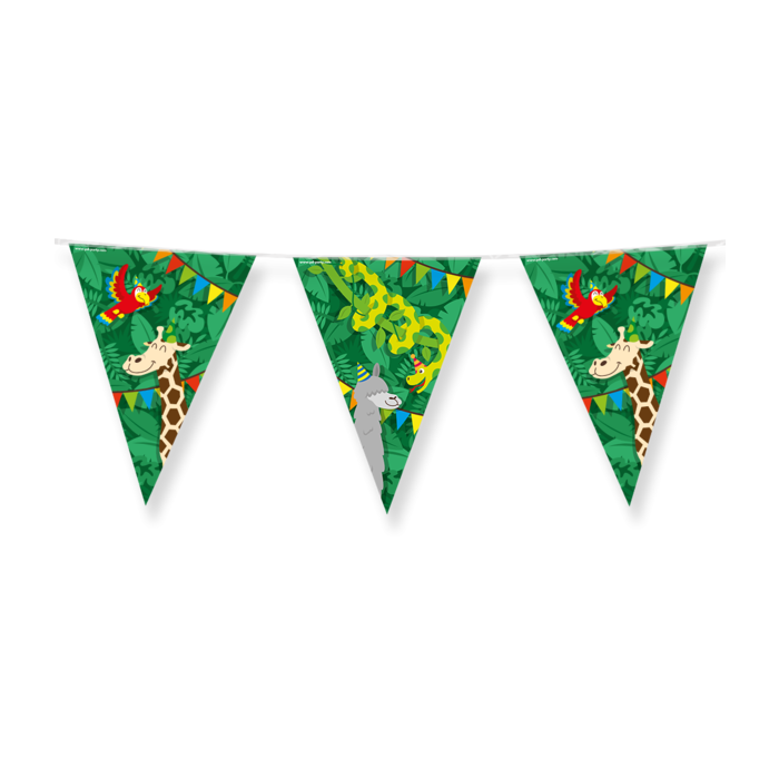 Vlaggenlijn Jungle Thema / 10m