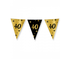 Vlaggenlijn Black/Gold / 40Jaar