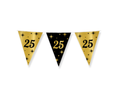 Vlaggenlijn Black/Gold / 25Jaar