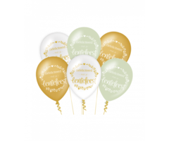 Lentefeest Ballonen Pastel Colors/ 6 Stuks