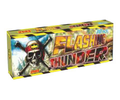 Flashing thunder / knaller met lont 10 Stuks