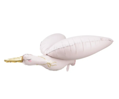 Pink Ooievaar Folieballon / 100cm x 43cm