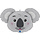 Koala Head Folieballon / 94cm