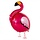 Wandelende Ballon / Flamingo  83cmx71cm