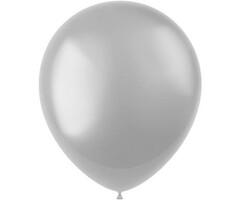 Ballonnen 50 Stuks 33cm / Metallic Silver
