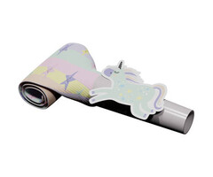 Roltongen Unicorns & Rainbows 24cm / 6 Stuks