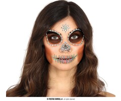 Gezichtdiamantjes Los Muertos / Stickers