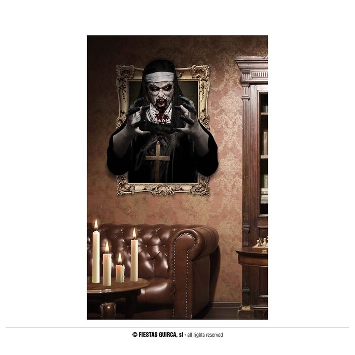 Muurdecoratie Monnik / 70x80cm