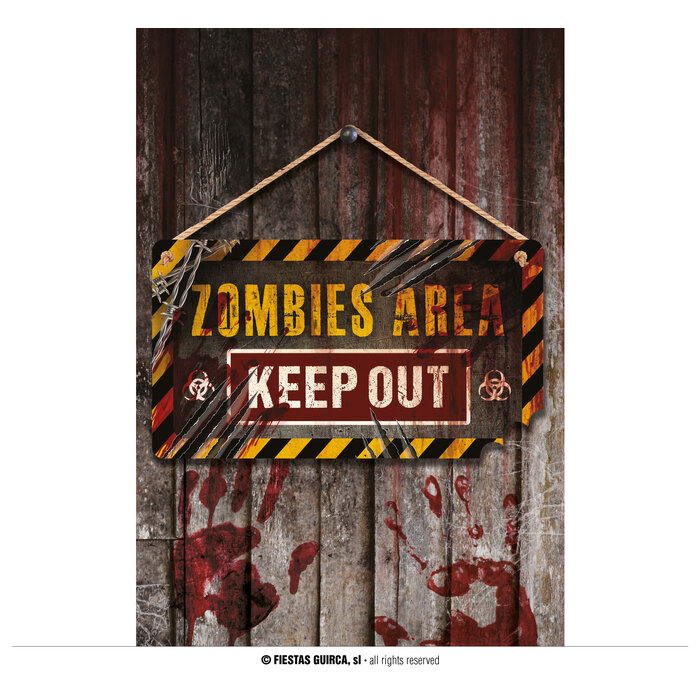 Keep Out Sign 35x20cm