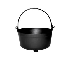Heksenketel 23 cm Zwart Plastiek