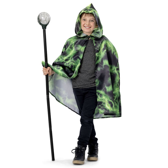 Cape Lightning Green / Kinderkostuum