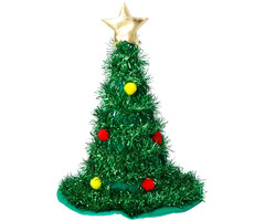 Kerstboom Hoed/ One Size