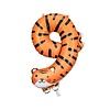 Folieballon Jungle Dieren / Cijfer 9