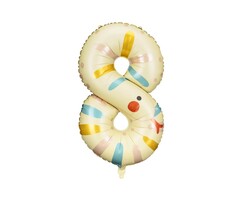 Folieballon Jungle Dieren / Cijfer 8