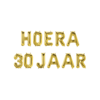 Folieballon Kit  Goud / Hoera 30 Jaar