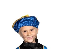 Pietenbaret/ Pietenmuts Kinderen Blauw