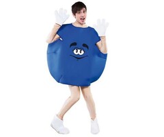 M&M Snoepje Kostuum - M/L  Blauw