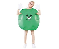 M&M Snoepje Kostuum - M/L  Groen