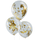 Confetti Ballonnen 30cm - 5 Stuks / Goud