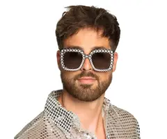 Partybril Bling Bling Zwart