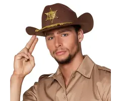 Hoed Deputy Sherrif Bruin