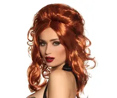 Pruik Lilly Rose Koper