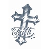 Tattoo Set Faith Cross