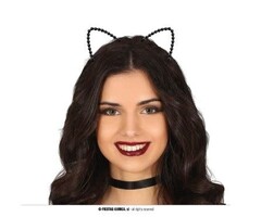 Metallic Diadeem Kat/ Poes