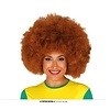 Pruik Afro Krullen / Bruin