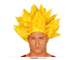 Gele Manga Pruik