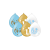 First Birthday Ballonnen  6 Stuks / Jongen