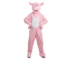 Varkenskostuum Pluche / One Size
