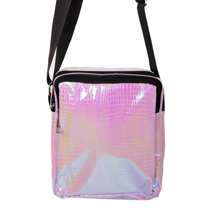 Hangtasje Slangenleer Print / Holografisch