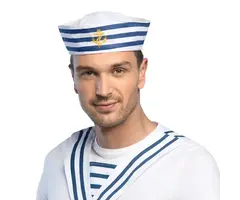Muts Navy Sailor / Blauw-wit