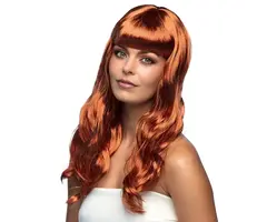 Pruik Chique Lang / Koper