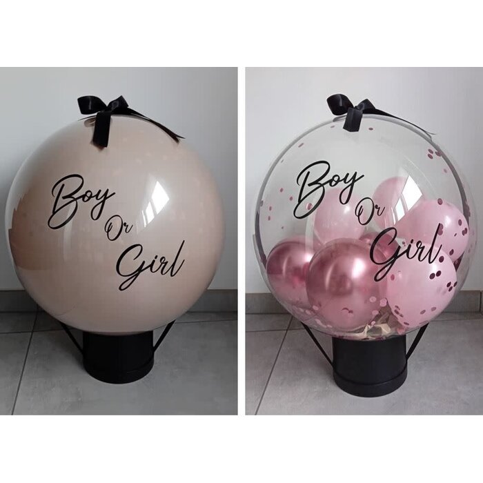 Inside "POP" Balloon Gender Reveal