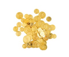 Valse muntjes goud / 65 Stuks