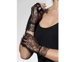 Net Handschoenen Kort / Kant Patroon