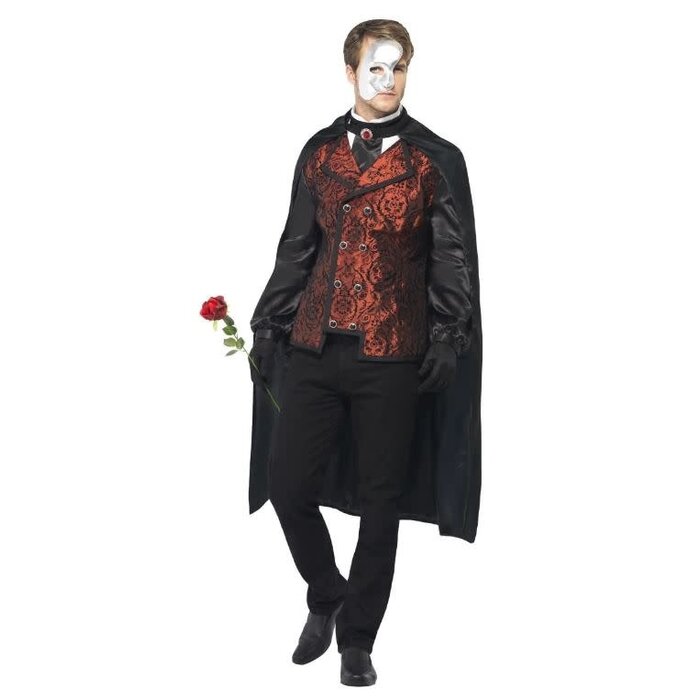 Dark Opera Kostuum / Masker & Handschoenen inbegrepen